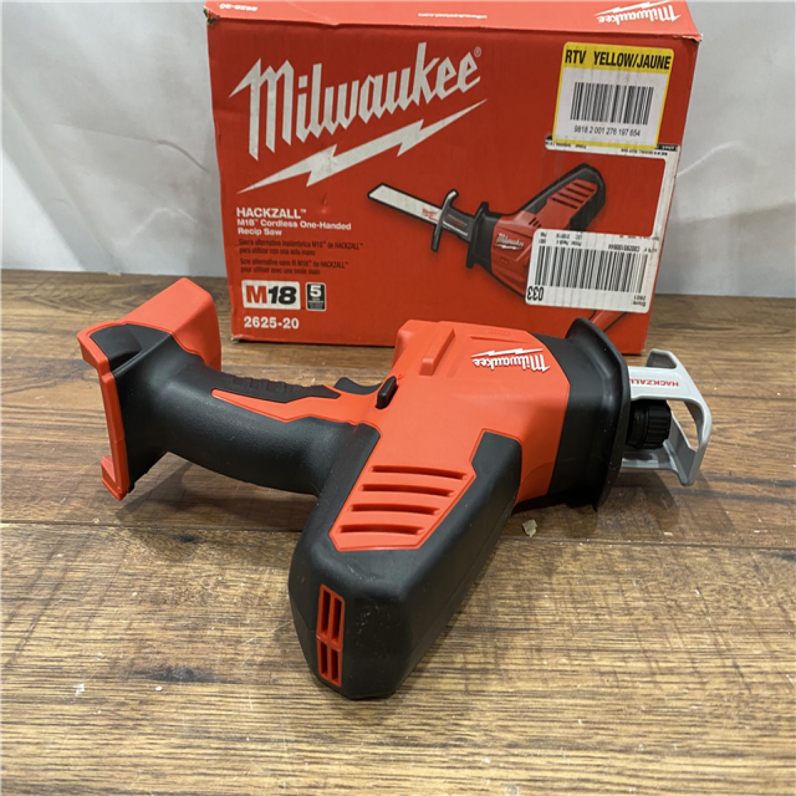 AS IS Milwaukee M18 HACKZALL Reciprocating Saw