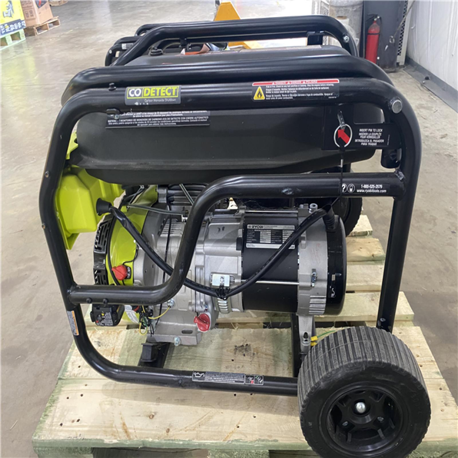 Houston Location AS-IS - Ryobi 6,500 Running Watt 8,125 Starting Watt Gas Powered Generator (Qty. 2)