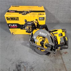 HOUSTON LOCATION - AS-IS DEWALT FLEXVOLT 60V MAX Cordless Brushless 7-1/4 in. Wormdrive Style Circular Saw (Tool Only)