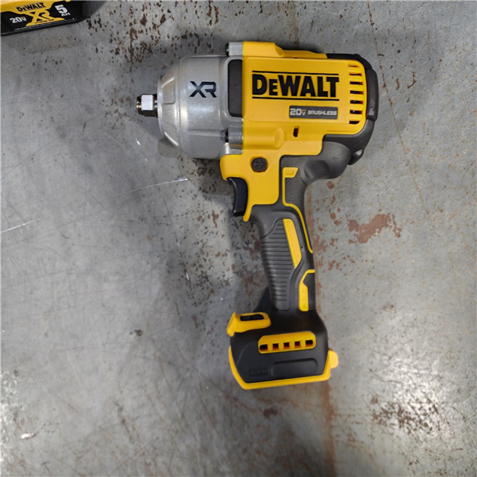 HOUSTON LOCATION - AS-IS (APPEARS LIKE NEW) DEWALT 20V MAX* XR 1/2  High Torque Impact Wrench with Hog Ring Anvil