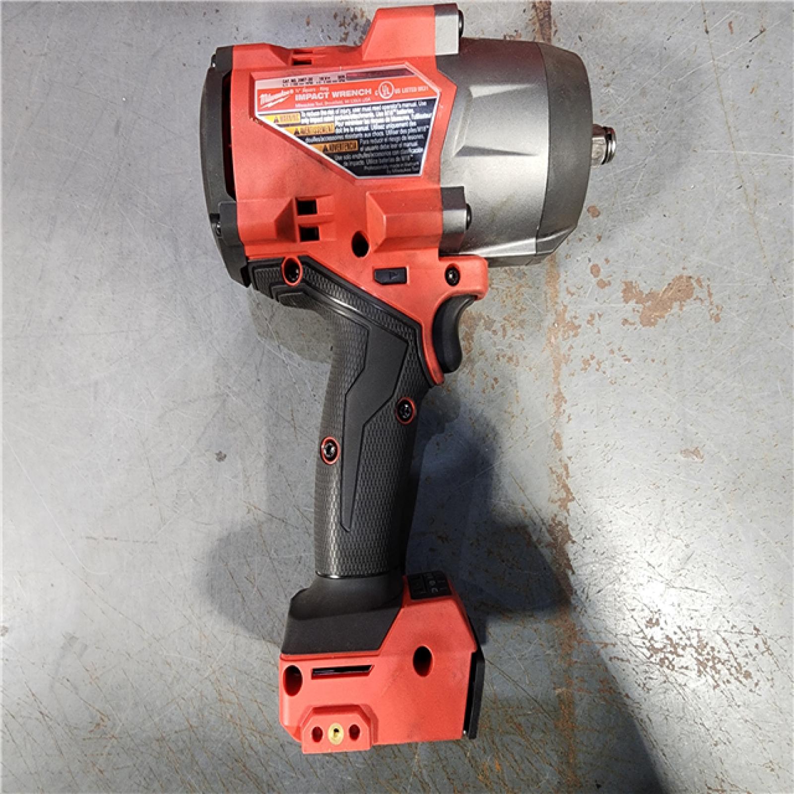 HOUSTON LOCATION - AS-IS Milwaukee M18 1/2 in. Cordless Brushless High Torque Impact Wrench Kit (Battery & Charger)