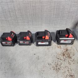 HOUSTON LOCATION - AS-IS (APPEARS LIKE NEW) M18 18-Volt Lithium-Ion Battery Pack (2) 5.0Ah and High Output Battery Pack (2) 6.0Ah with PACKOUT 6-Port Rapid Charger