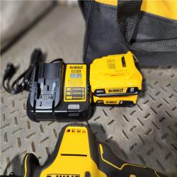 HOUSTON LOCATION - AS-IS (APPEARS LIKE NEW) DEWALT 3 TOOL COMBO KIT (2) 2.0AH BATTERY & CHARGER