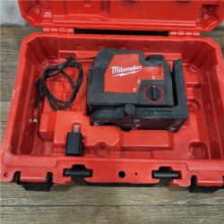 AS-IS 100 Ft. REDLITHIUM Lithium-Ion USB Green Rechargeable Cross Line Laser Level with Charger