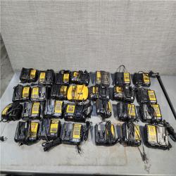 HOUSTON LOCATION - AS-IS DEWALT BATTERY CHARGER PACK QTY - 27