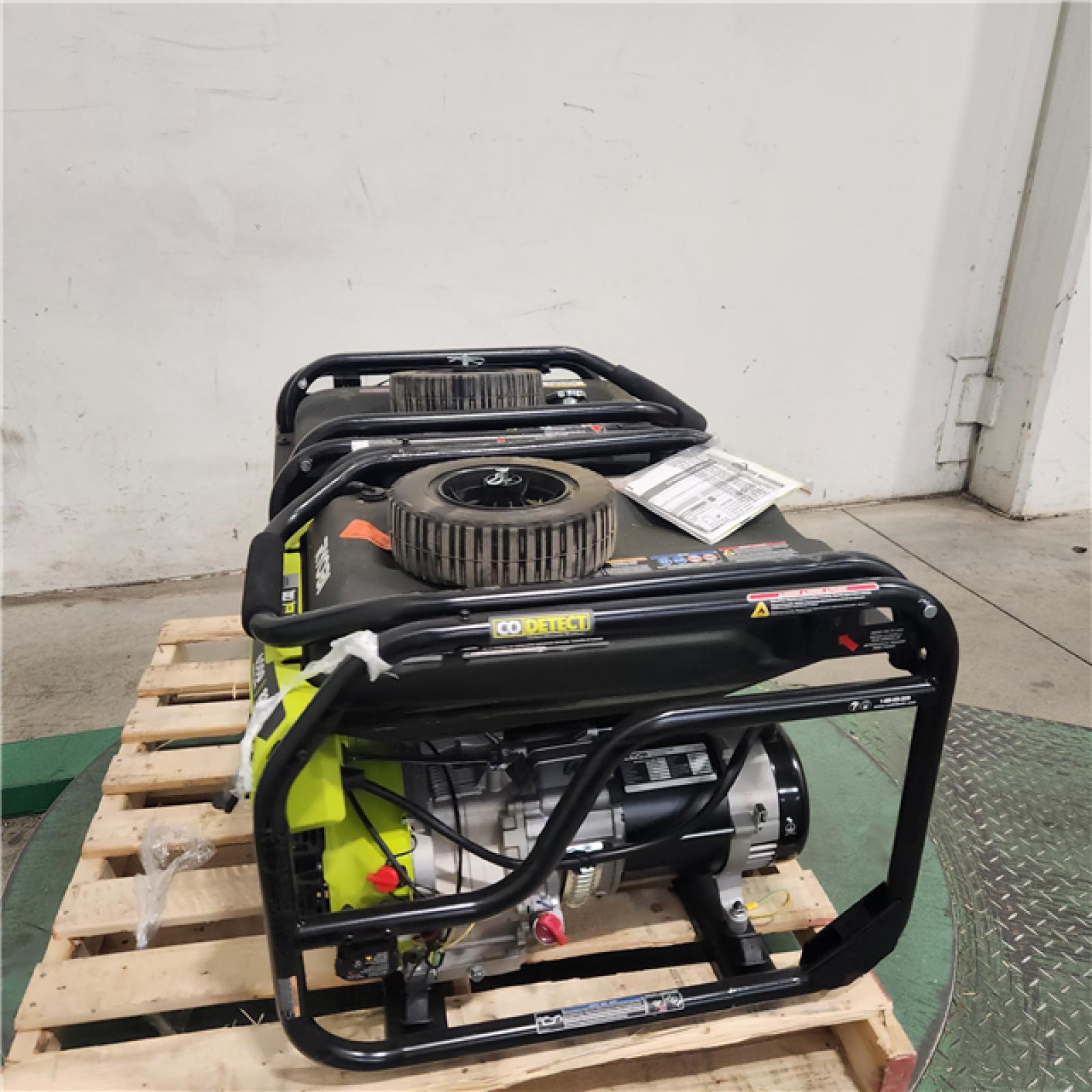 Dallas Location - As-Is RYOBI 6,500-Watt Gasoline Powered Portable Generator(Lot Of 2)