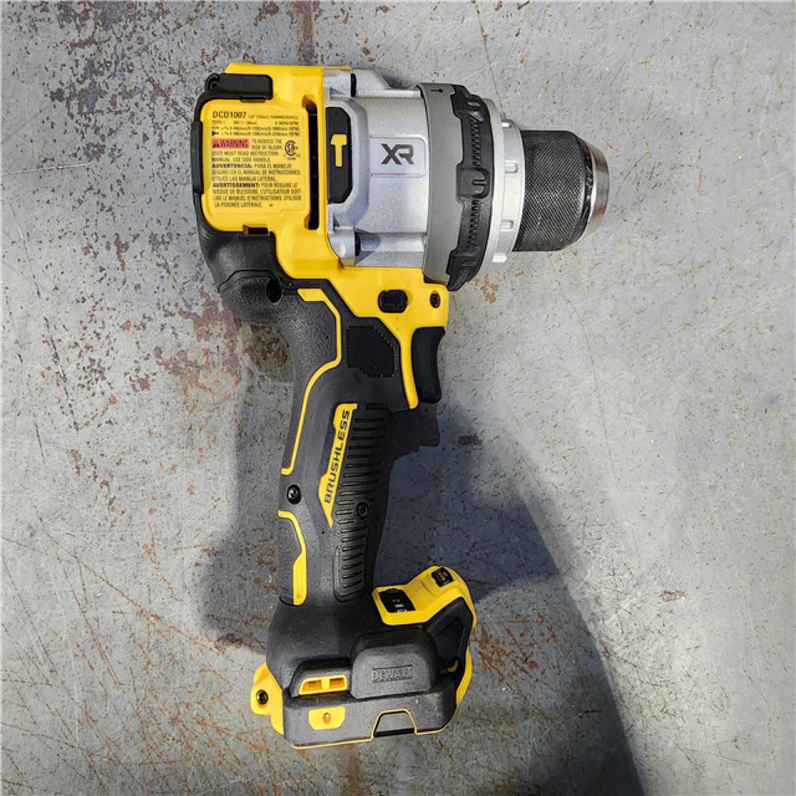 HOUSTON LOCATION - AS-IS DEWALT 20V XR Lithium-Ion Cordless Hammer Drill Kit with 8.0 Ah Battery, Charger and Kit Bag