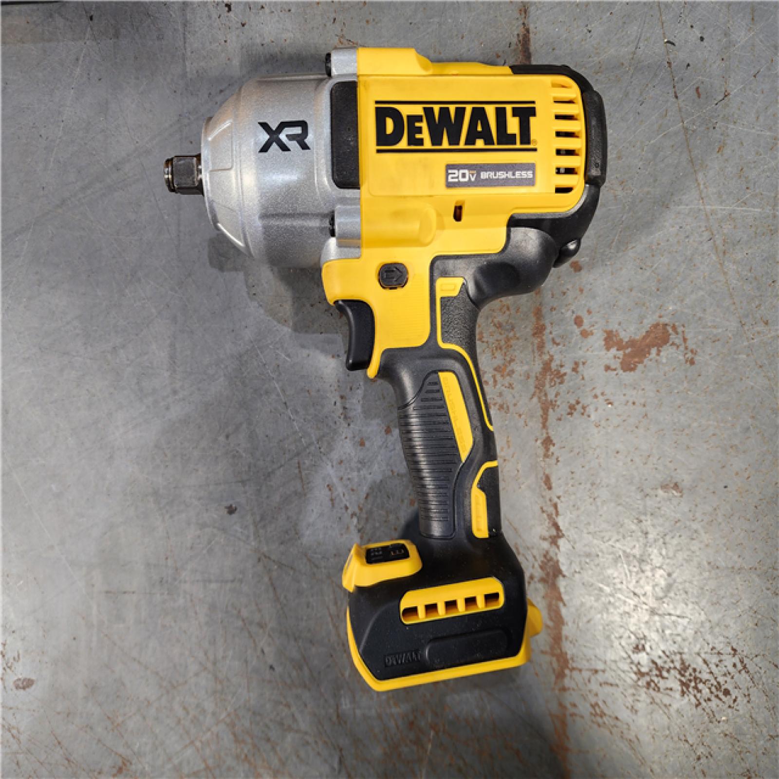 HOUSTON LOCATION - AS-IS DEWALT 20V MAX* XR 1/2  High Torque Impact Wrench with Hog Ring Anvil