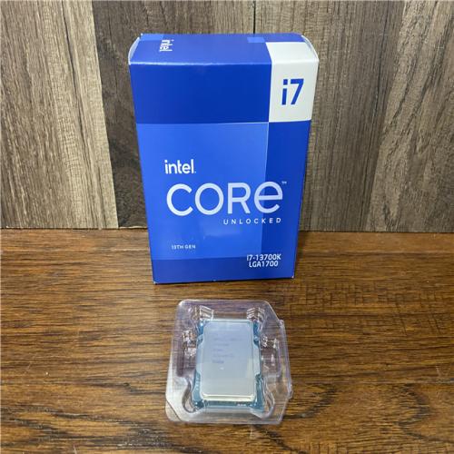 Intel - Core I7-13700K 13th Gen 16 Cores 8 P-cores + 8 E-cores 30M Cache, 3.4 to 5.4 GHz LGA1700 Unlocked Desktop Processor - Grey/Black/Gold