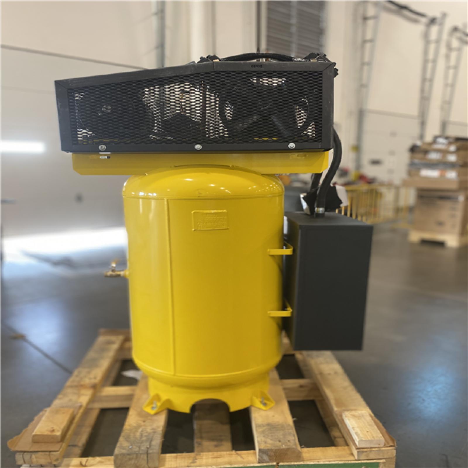 DALLAS LOCATION - EMAX 80 Gal. 175 PSI 5 HP 2-Cylinder 1-Phase Silent Air Electric Air Compressor with Isolator Pads and Auto Drain