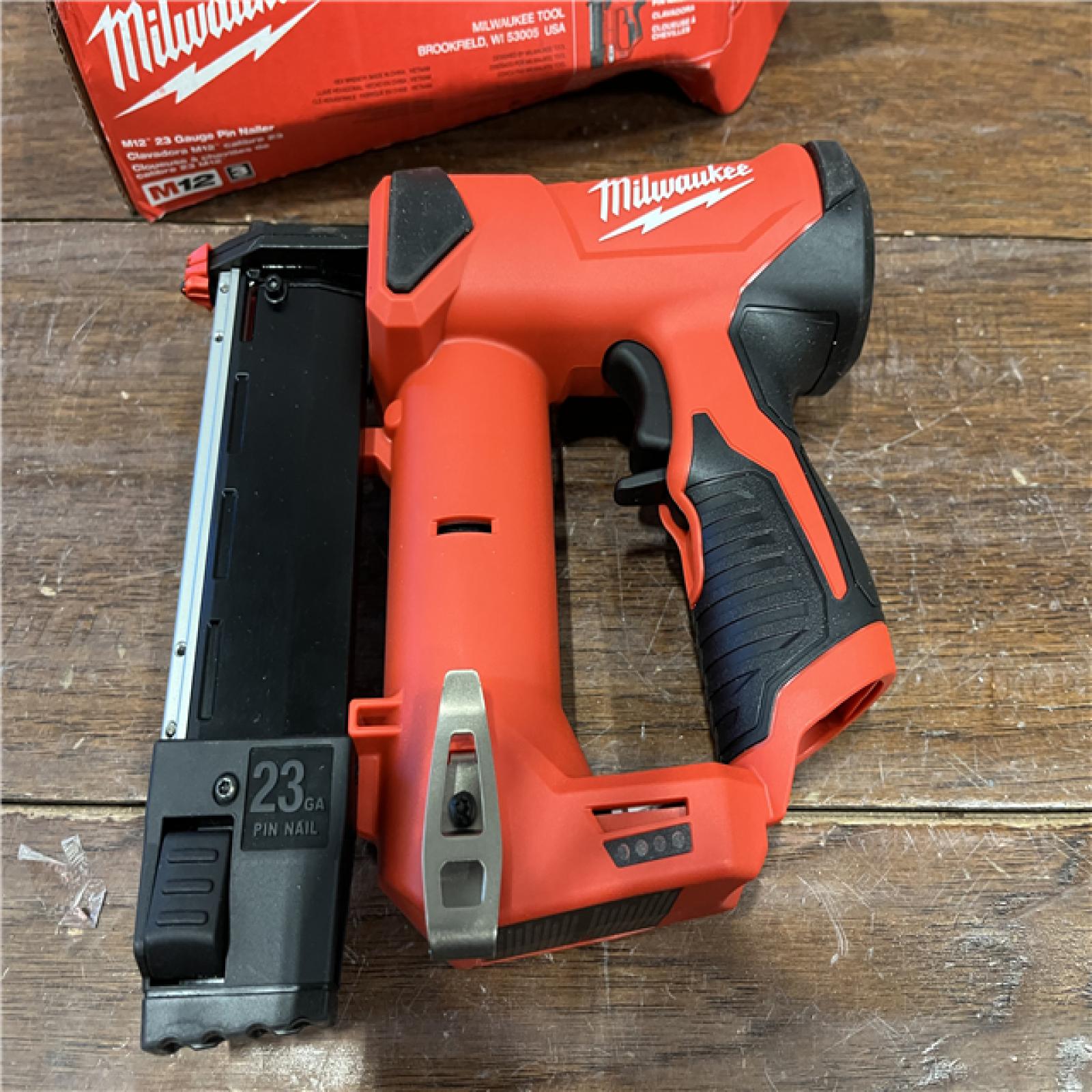 AS-ISMilwaukee 2540-20 12V 23 Gauge Cordless Pin Nailer (Tool Only)