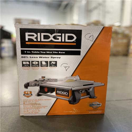 NEW! - RIDGID 6.5-Amp 7 in. Blade Corded Table Top Wet Tile Saw