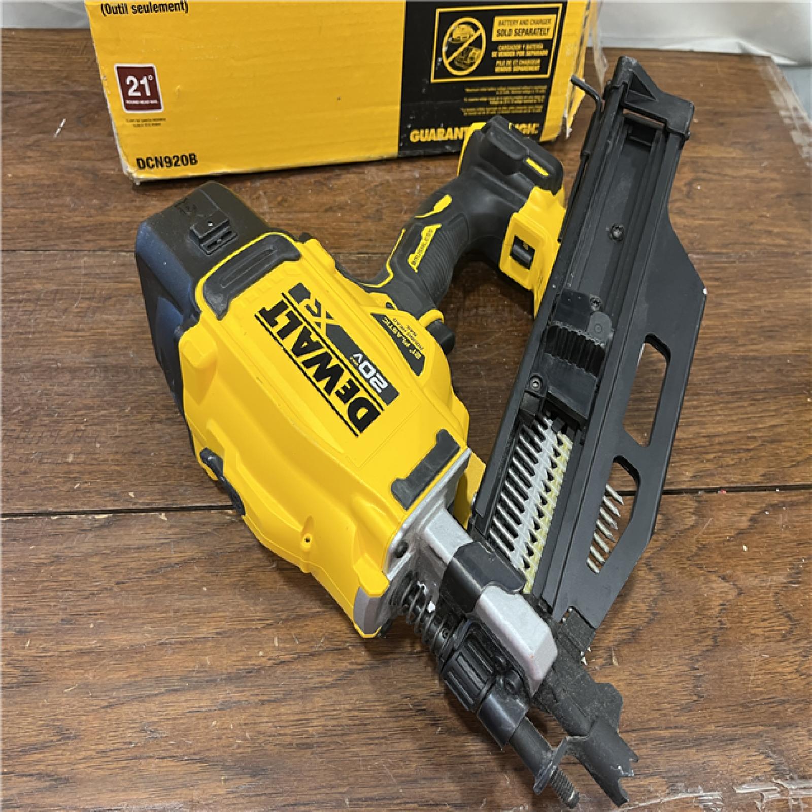 AS-ISDEWALT 20-Volt 21Â° Cordless Framing Nailer (Tool-Only)