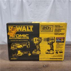 AS-IS DEWALT 20V MAX* XR 4-Tool Combo Kit