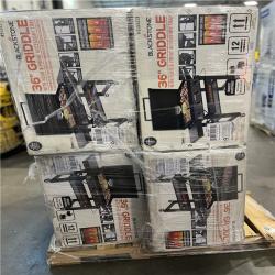 DALLAS LOCATION - NEW! Blackstone 36 in Culinary Omnivore Griddle with Hood 4-Burner PALLET - (4 UNITS)