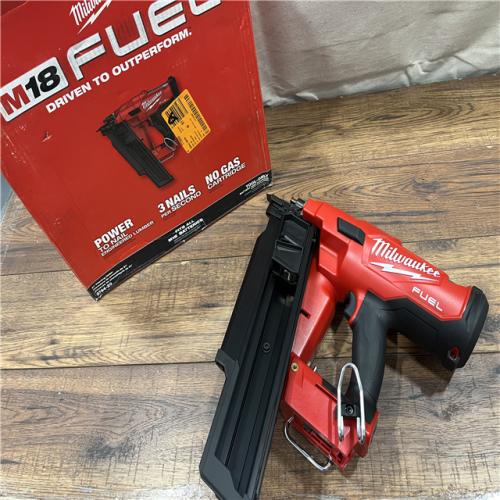 AS-IS Milwaukee 2744-20 M18 FUEL 3-1/2 in. 18-Volt 21-Degree Lithium-Ion Brushless Cordless Framing Nailer (Tool-Only) (Refurbished)