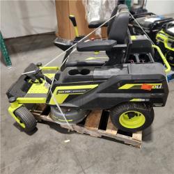 Dallas Location - As-Is RYOBI RYRM8001 80V HP Brushless 30 Inch  Riding Mower