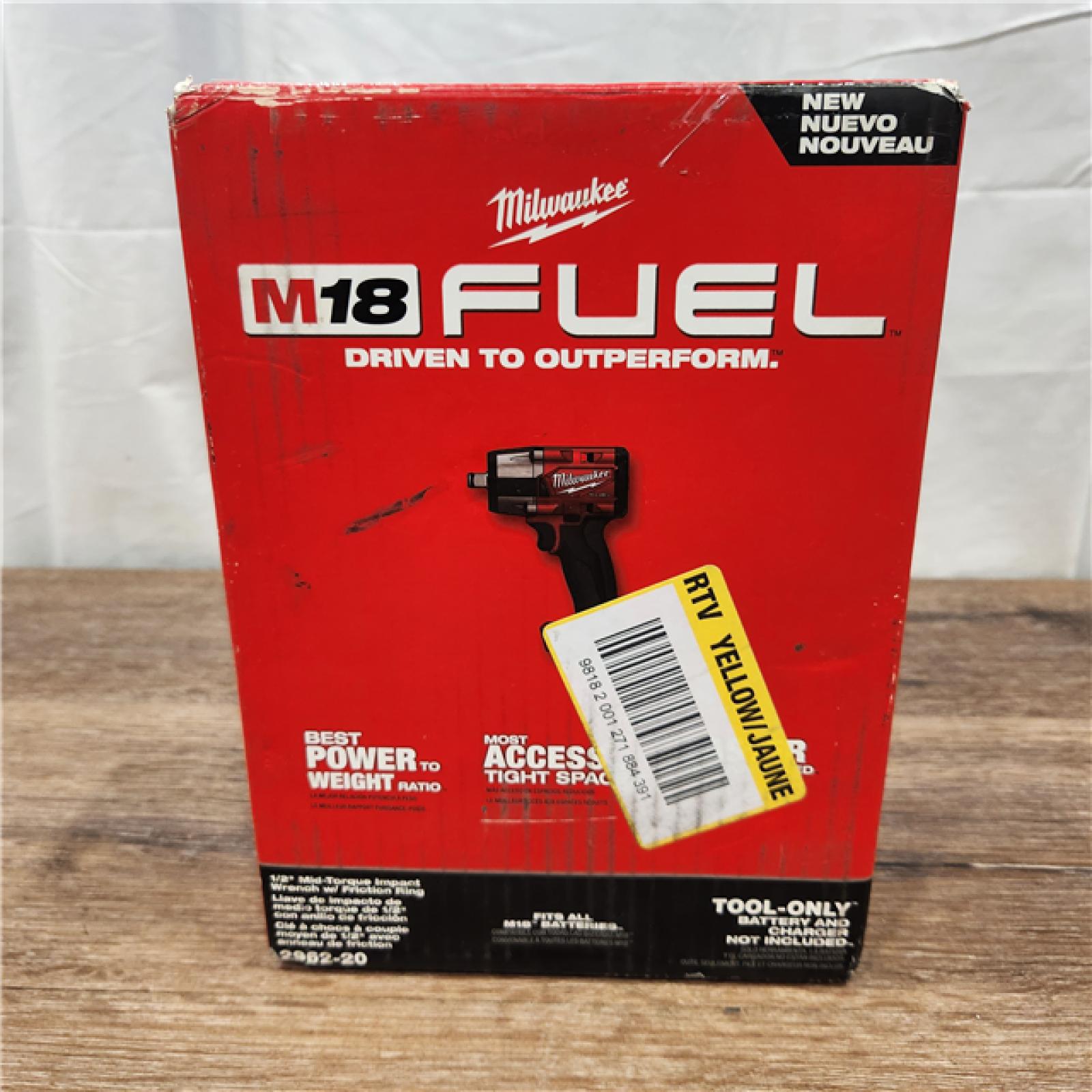 AS-IS M18 FUEL Gen-2 18V Lithium-Ion Brushless Cordless Mid Torque 1/2 in. Impact Wrench W/Friction Ring (Tool-Only)