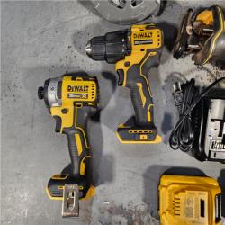 HOUSTON LOCATION - AS-IS DEWALT 5 TOOL COMBO KIT W/ (2) BATTERY & CHARGER