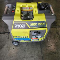 California AS-IS Ryobi 2 300-Watt Recoil Start Bluetooth Super Quiet Gasoline Powered Digital Inverter Generator with CO Shutdown Sensor