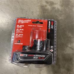 NEW! - Milwaukee M12 12-Volt Lithium-Ion XC Extended Capacity Battery Pack 4.0Ah