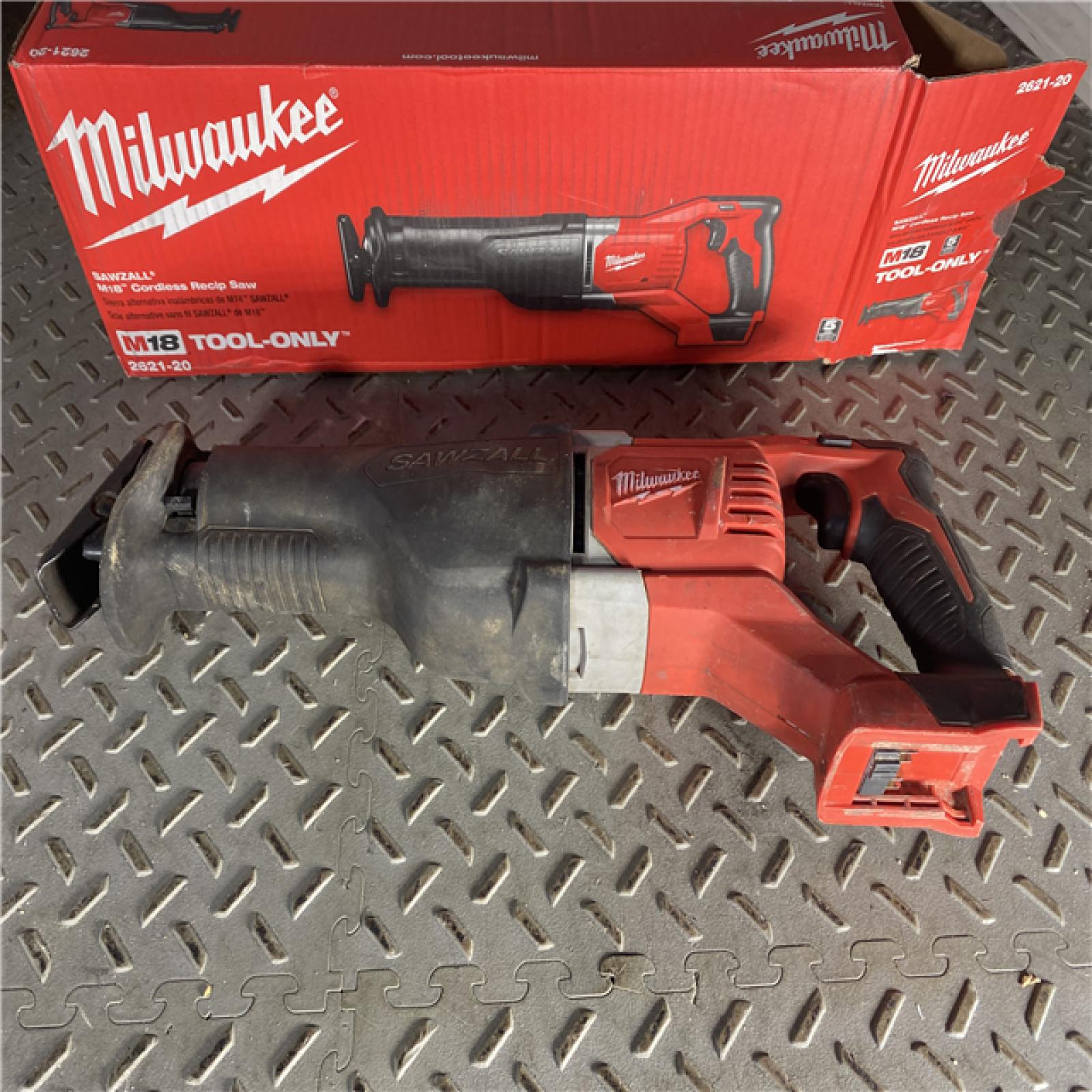 HOUSTON LOCATION - AS-IS Milwaukee M18 18-Volt Lithium-Ion Cordless SAWZALL Reciprocating Saw (Tool-Only)