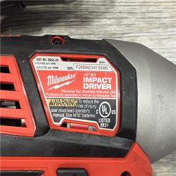 AS-IS Milwaukee M18 18V Cordless Brushed 2 Tool Drill/Driver and Impact Driver Kit