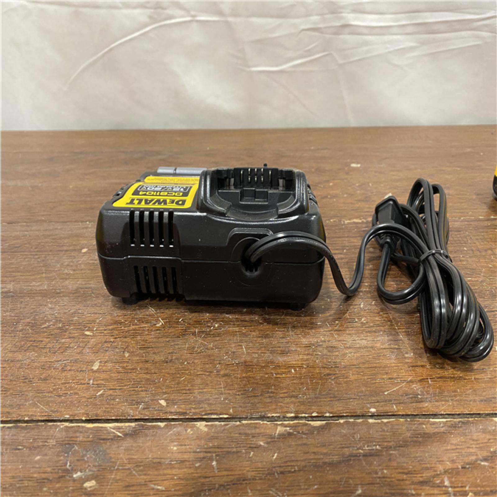 AS-ISDEWALT 20V MAX Lithium-Ion 6.0Ah and 4.0Ah Battery and Charger Starter Kit