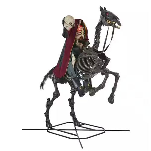 DALLAS LOCATION - Home Accents Holiday 8.5 ft. Giant-Sized Animated LED Knight Dullahan