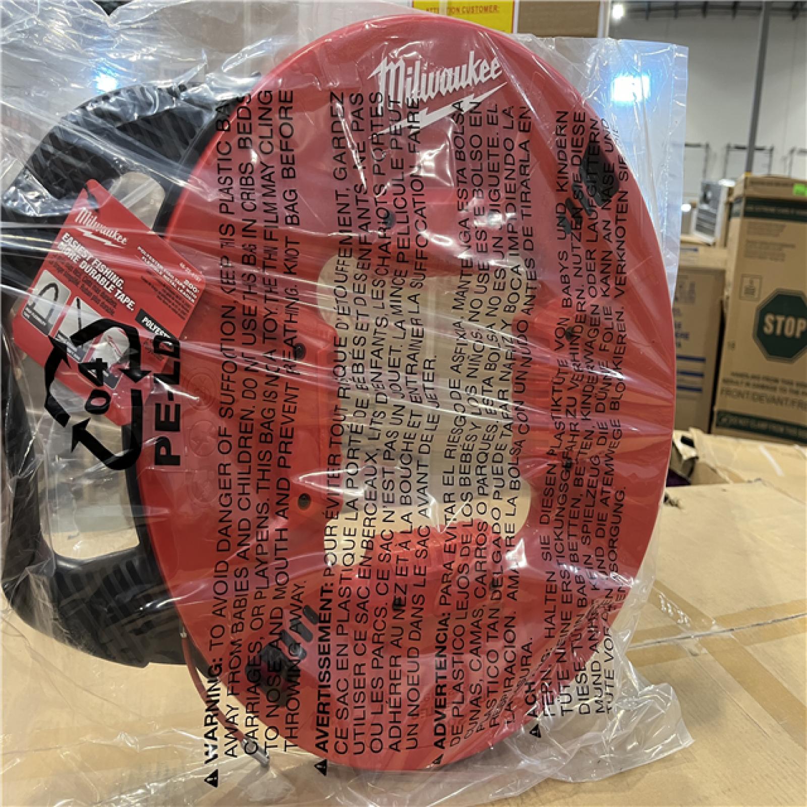 NEW! Milwaukee 48-22-4197 200 Ft. Polyester Fish Tape W/ Flexible Metal Leader