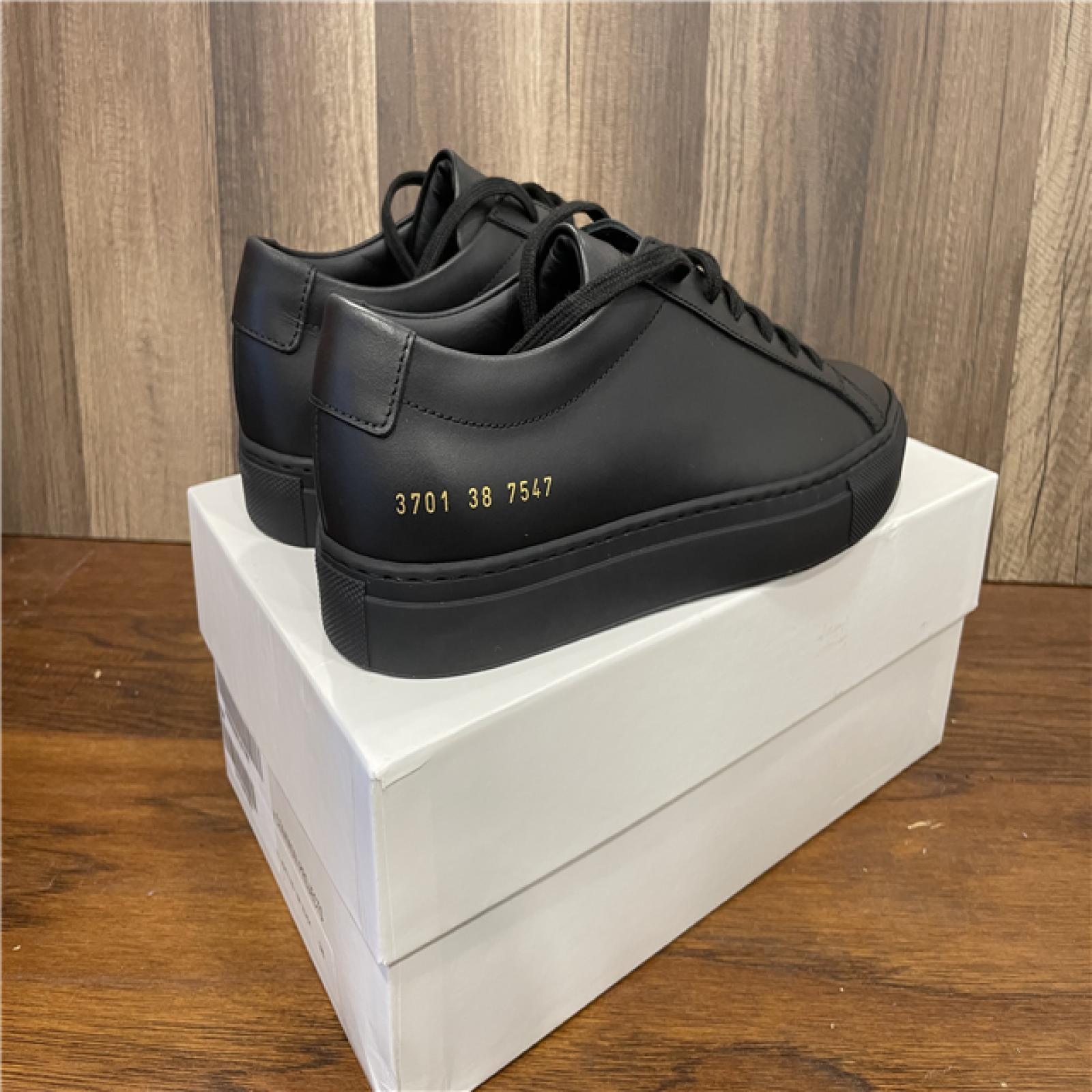 NEW! Common Projects Original Achilles Low - Black - SZ 38