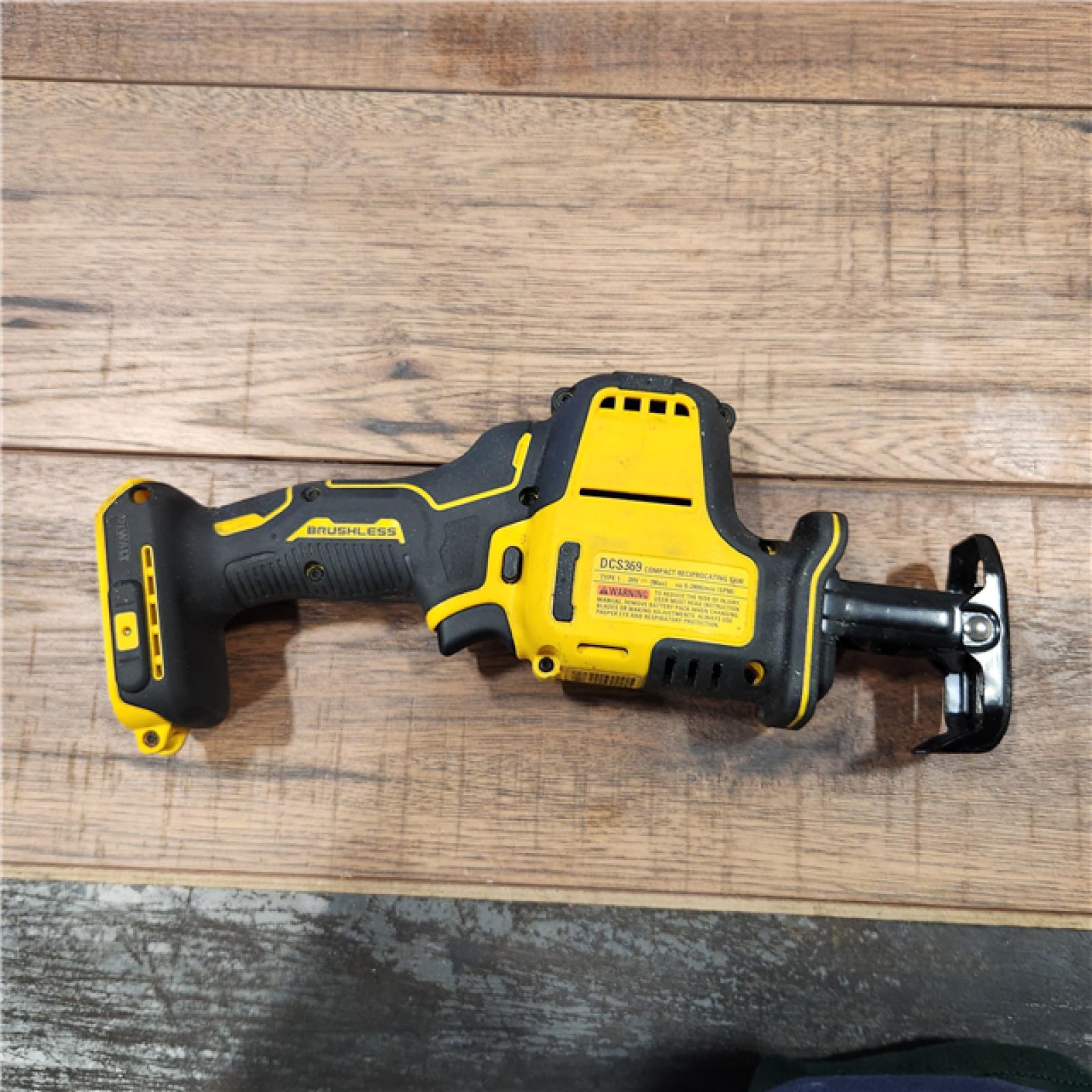 AS-IS DEWALT ATOMIC 20V MAX Cordless Brushless Compact Reciprocating Saw (Tool Only)