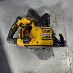 HOUSTON LOCATION - AS-IS (APPEARS LIKE NEW) DEWALT FLEXVOLT 60V MAX Cordless Brushless 7-1/4 in. Wormdrive Style Circular Saw (Tool Only)