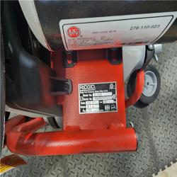 HOUSTON LOCATION - AS-IS RIDGID K-400 Drain Cleaning Snake Auger 120-Volt Drum Machine with C-32IW 3/8 in. X 75 Ft. Cable + 4-Piece Tool Set & Gloves