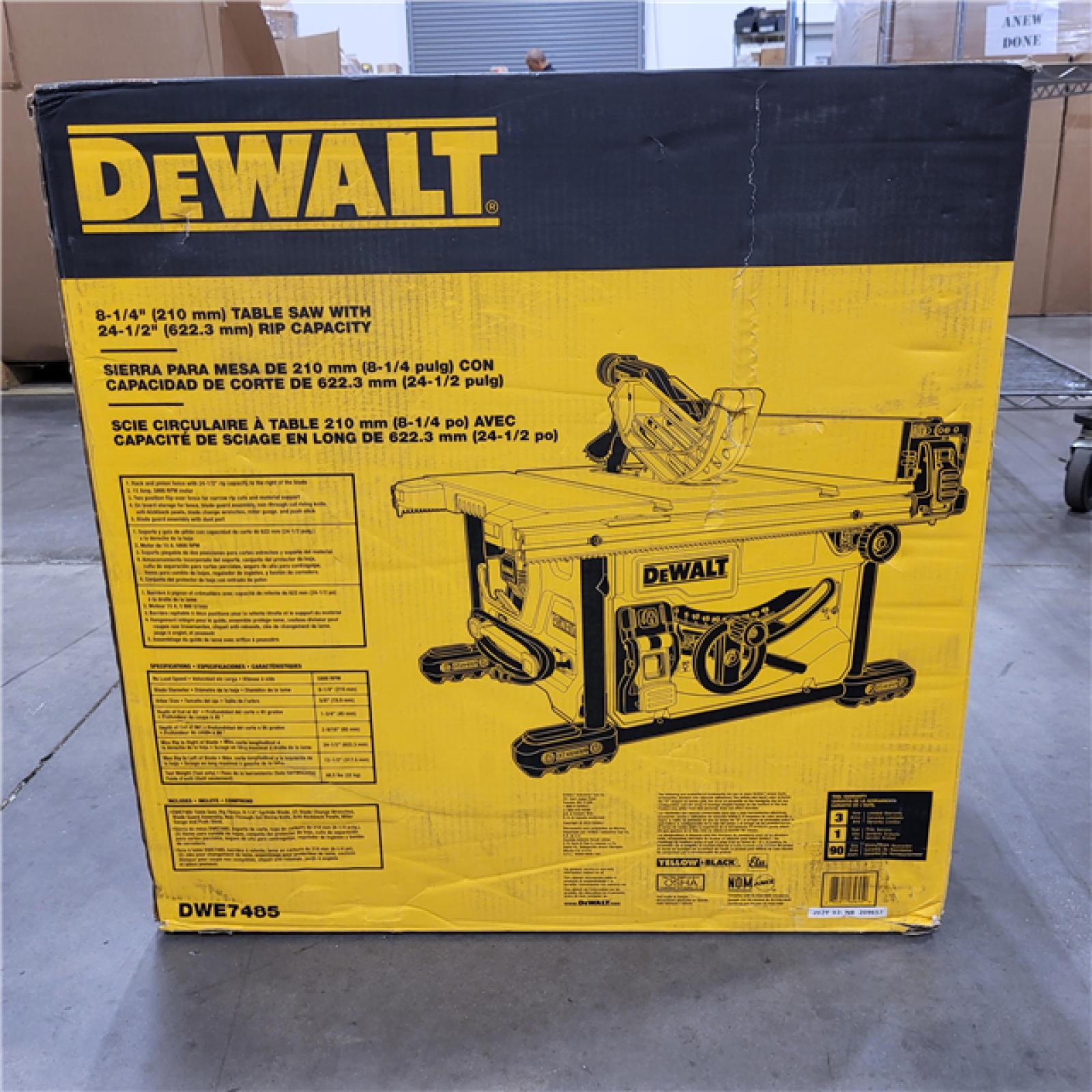 NEW 15 Amp Corded 8-1/4 in. Compact Portable Jobsite Tablesaw (Stand Not Included)