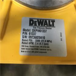 California AS-IS DEWALT 3300 PSI 2.4 GPM Gas Cold Water Pressure Washer with HONDA GCV200 Engine