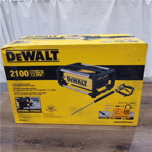 NEW DEWALT Electric Pressure Washer  2100 PSI  Jobsite Power Washer DWPW2100