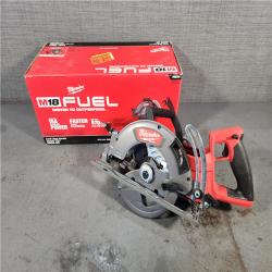 HOUSTON LOCATION - AS-IS Milwaukee 2830-20 Rear Handle Circular Saw M18 FUEL 7-1/4  Cordless Brushless Tool Only