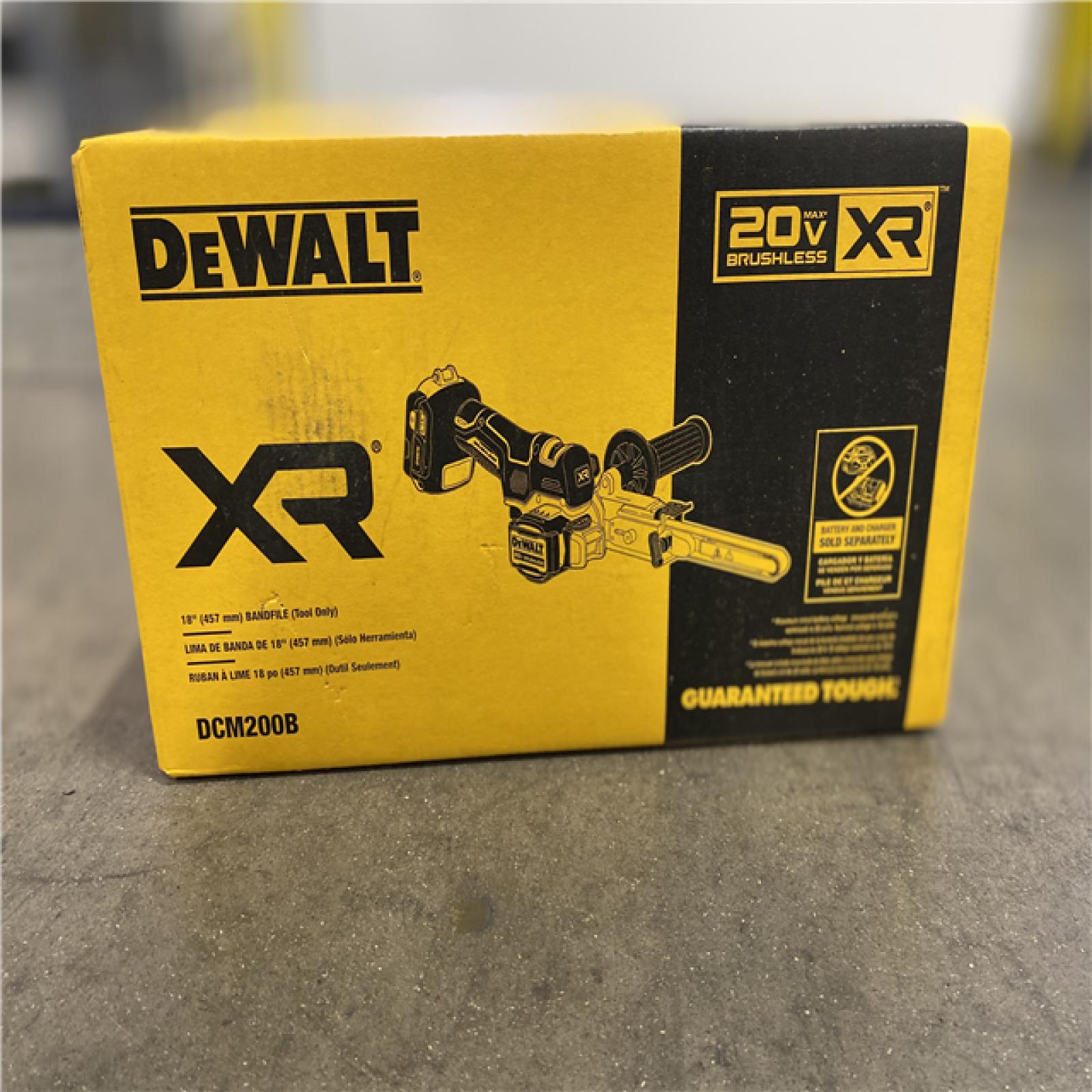 NEW! -  DEWALT 20-Volt MAX XR 18 in. Cordless Bandfile (Tool-Only)