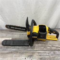 AS-IS DEWALT  FLEXVOLT 60V MAX 16in. Brushless Cordless Battery Powered Chainsaw Kit with (1) FLEXVOLT 2 Ah Battery & Charger