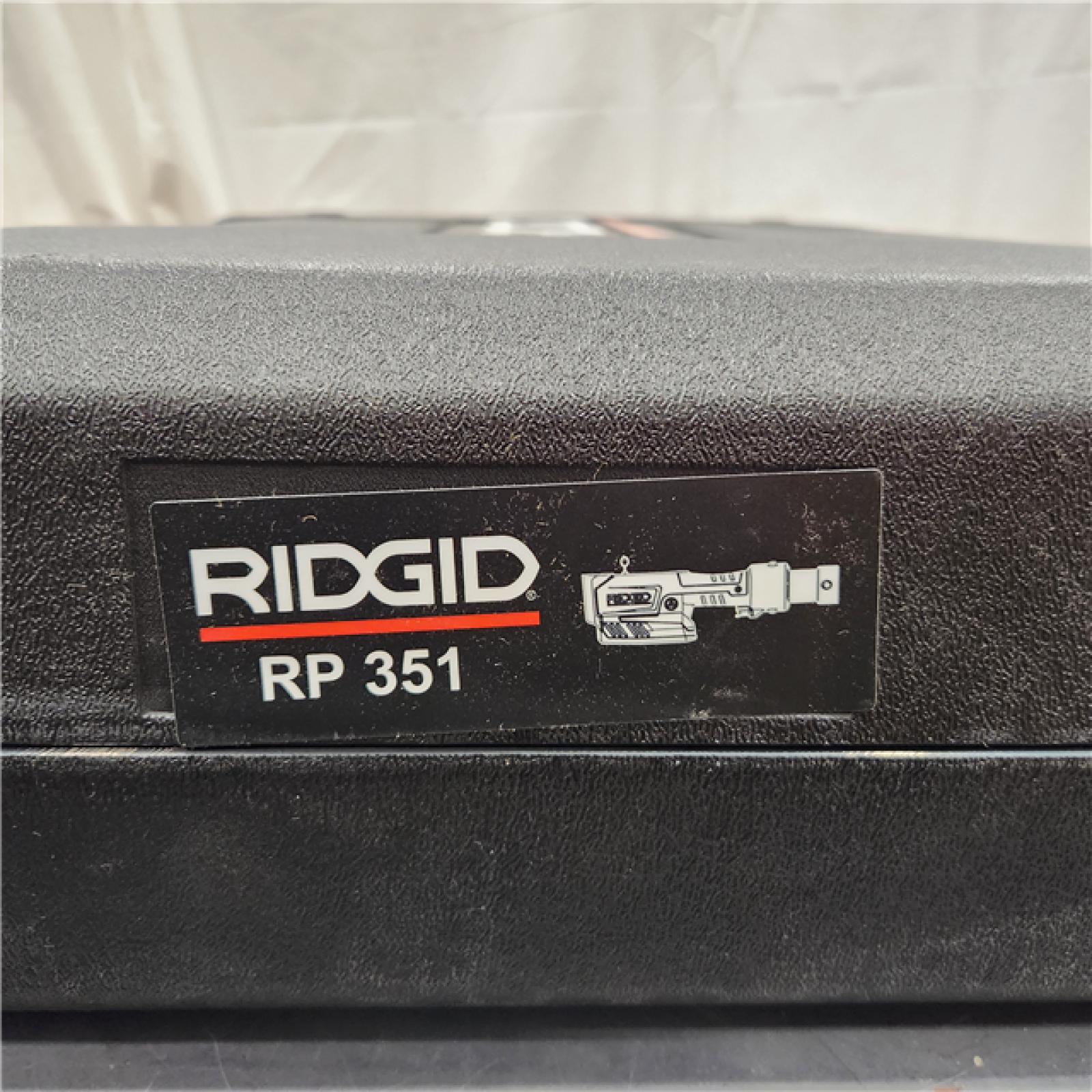 New AS-IS RIDGID RP 351 Battery Kit W/ProPress Jaws, 1/2 to 2, 18V Li-Ion