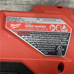 AS-IS Milwaukee M18 FUEL 18 Gauge Brad Nailer