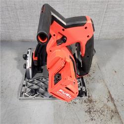 HOUSTON LOCATION - AS-IS (APPEARS LIKE NEW) Milwaukee 2831-21 M18 FUEL 18-Volt Lithium-Ion Brushless Cordless 6-1/2 in. Plunge Track Saw PACKOUT Kit with One 6.0 Ah Battery