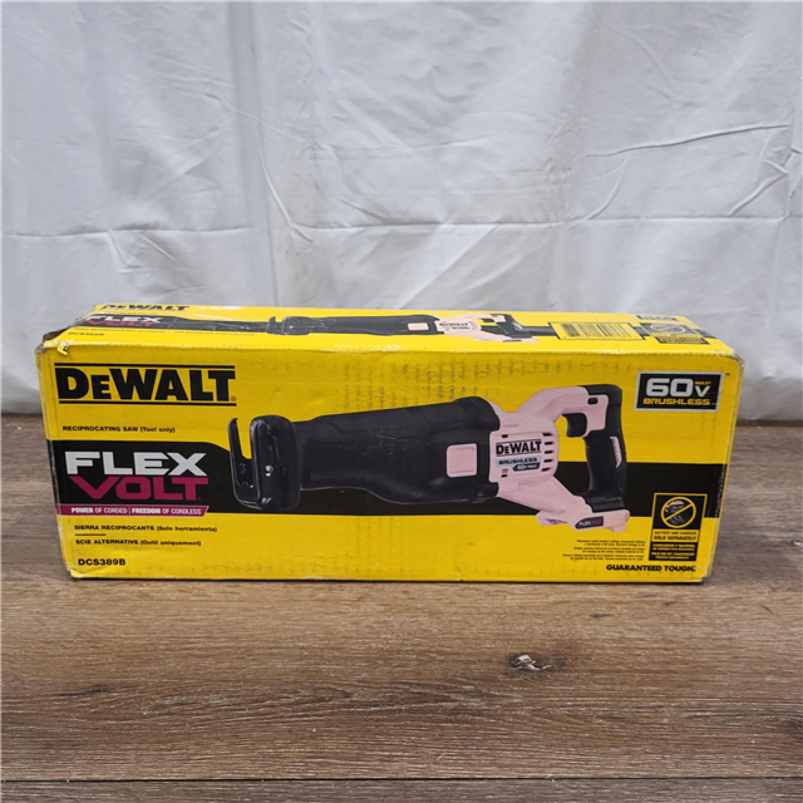 AS-IS DeWalt DCS389B FLEXVOLT 60V MAX Cordless Brushless Reciprocating Saw (Tool-Only)