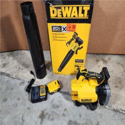 HOUSTON LOCATION - AS-IS DEWALT 20V MAX Brushless Cordless Handheld Axial Leaf Blower Kit