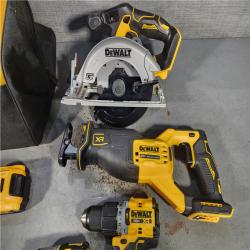 HOUSTON LOCATION - AS-IS DEWALT 20V 5-TOOL COMBO KIT