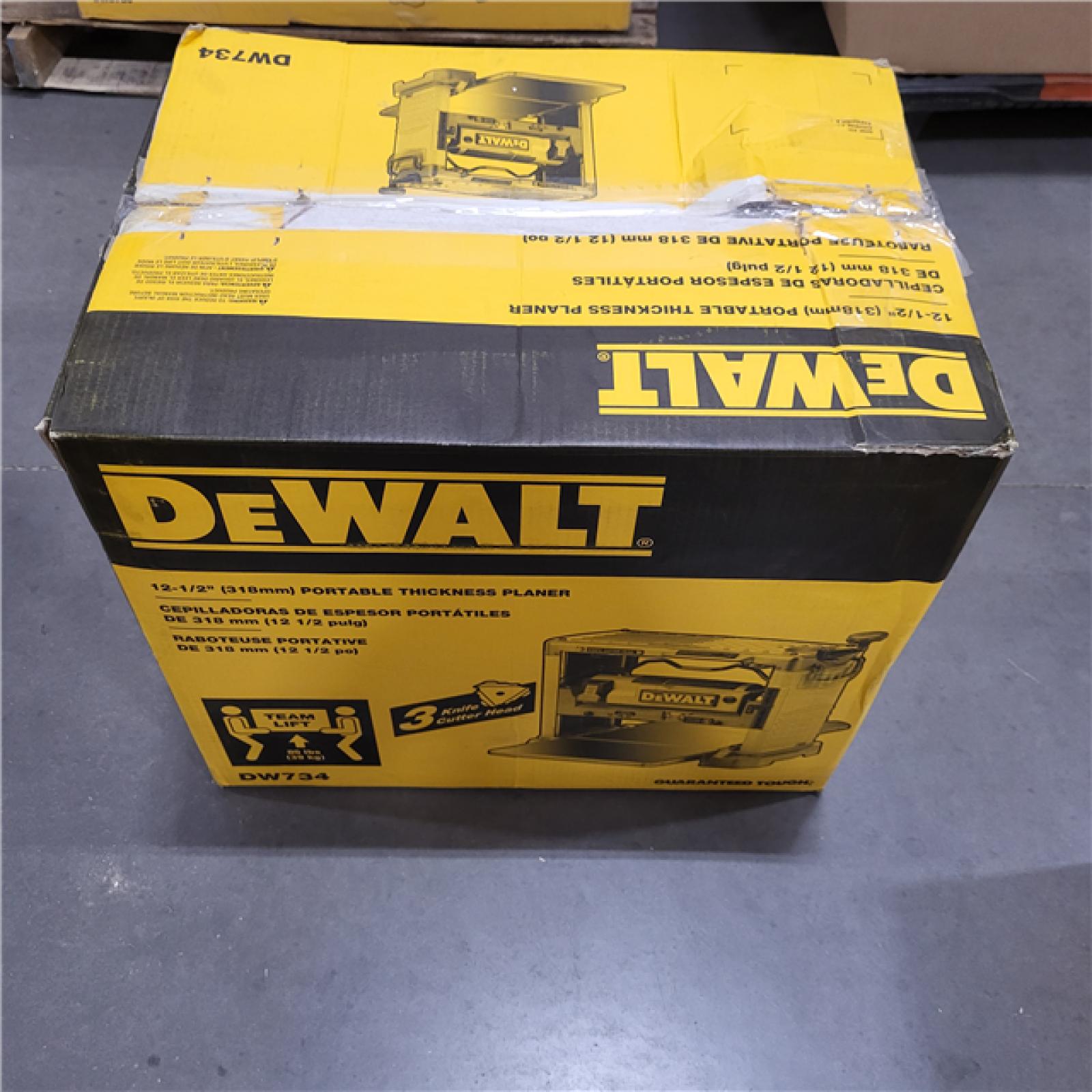 AS-IS DEWALT 15 Amp Corded 12.5 in. Bench Planer