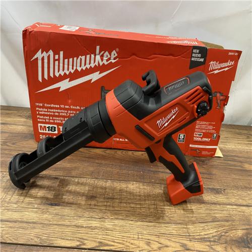 AS IS Milwaukee M18 18-Volt Lithium-Ion Cordless 10 oz. Caulk and Adhesive Gun (Tool-Only)