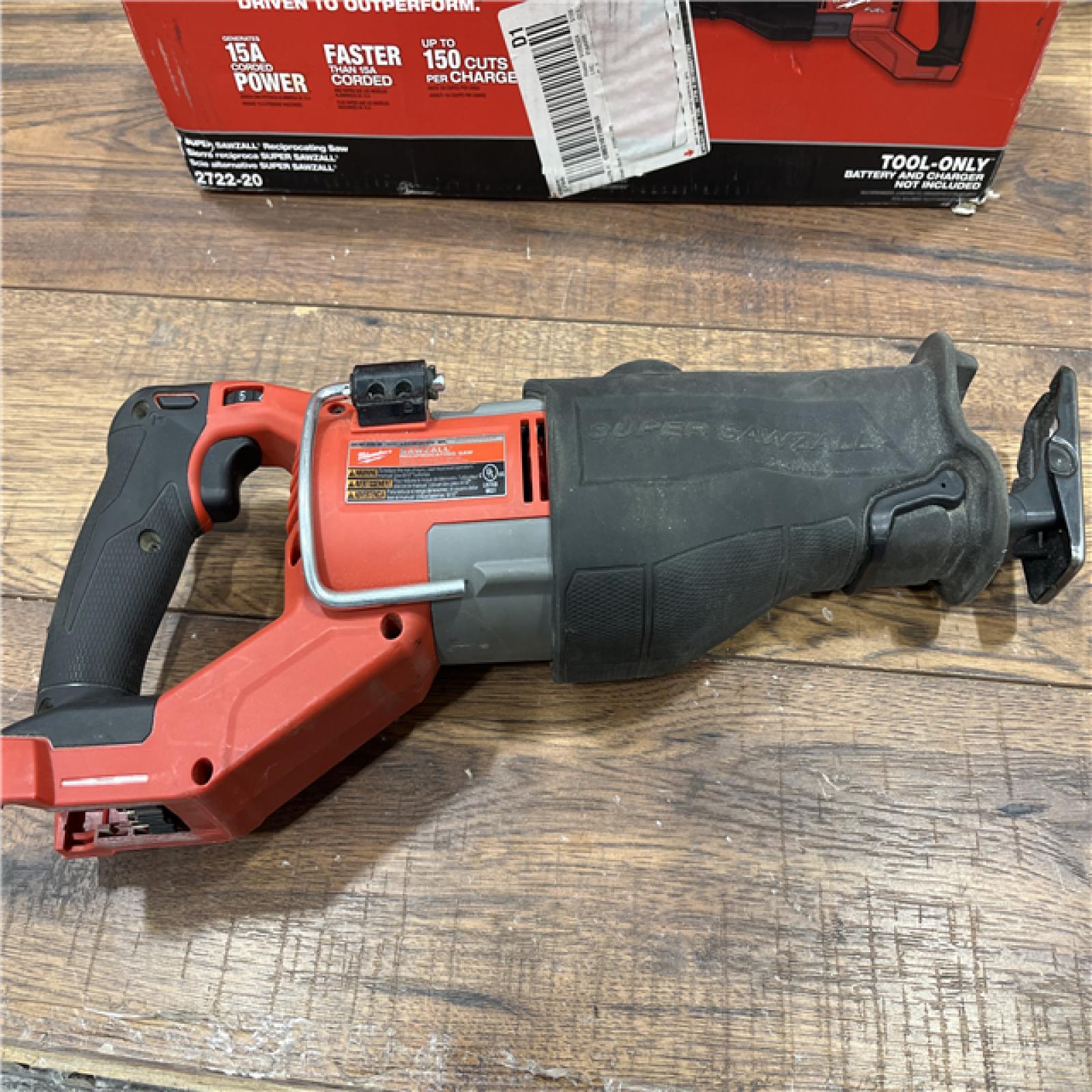 AS IS Milwaukee M18 Fuel 18V Brushless Super Sawzall Reciprocating Saw 2722-20 (Bare Tool)