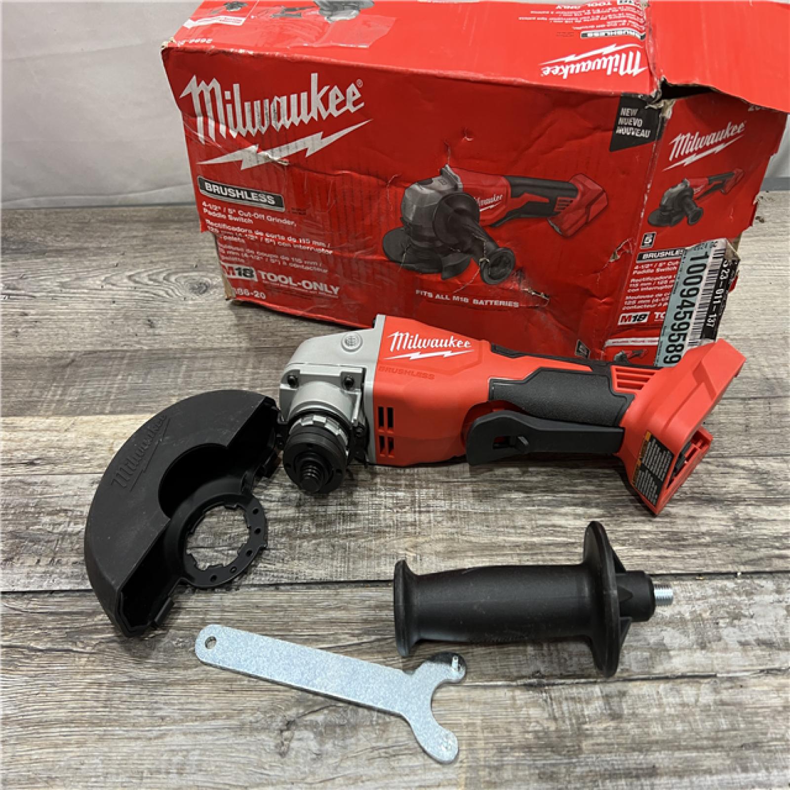 AS-IS Milwaukee 2686-20 18V Cordless 4.5 /5  Grinder W/ Paddle Switch (Tool Only)